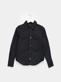 Рубашки H&M модель 0689982_т.синій Фото