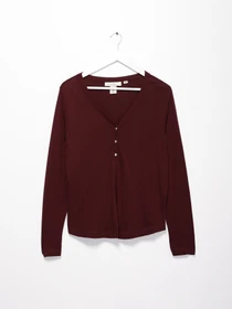 Свитры и кардиганы H&M модель 0690924_т.бордовий Фото