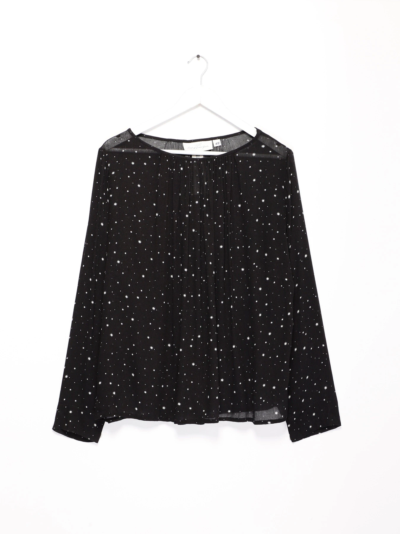 Рубашки H&M модель 0690926_чорний з білим Фото