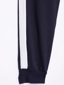 Штани H&M модель 0694968_т.синій з білим Фото