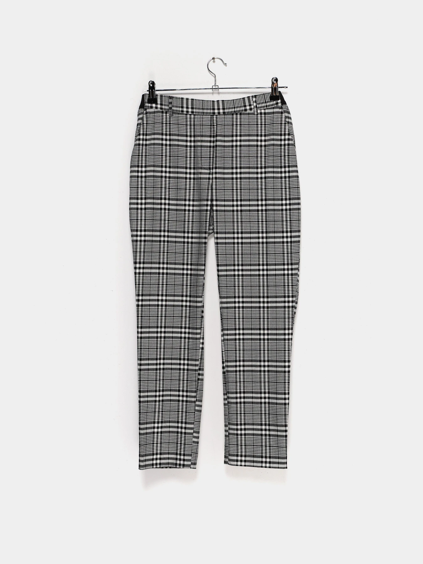 Брюки H&M модель 0695545_чорний з білим Брюки H&M модель 0695545_чорний з білим Фото