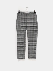 Брюки H&M модель 0695545_чорний з білим Фото