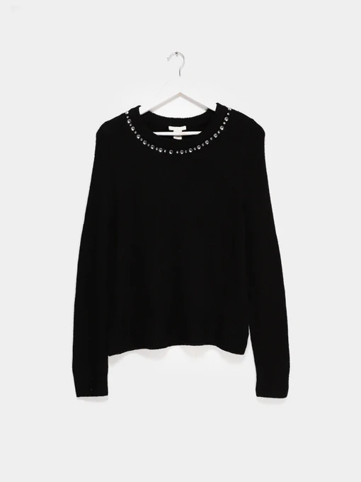 Свитры и кардиганы H&M модель 0697985_чорний Фото