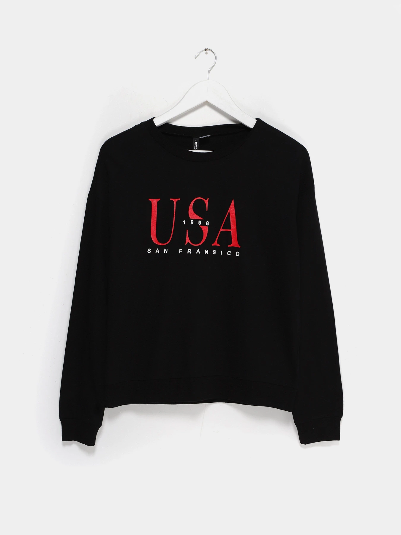 Худі та світшоти H&M модель 0698328_чорний комб. Худі та світшоти H&M модель 0698328_чорний комб. Фото