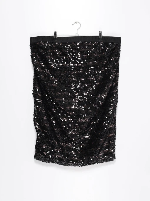 Юбки H&M модель 0713914_чорний Фото