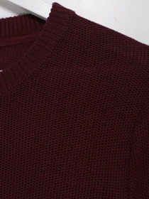 Светри та кардигани H&M модель 0736963_бордовий Фото