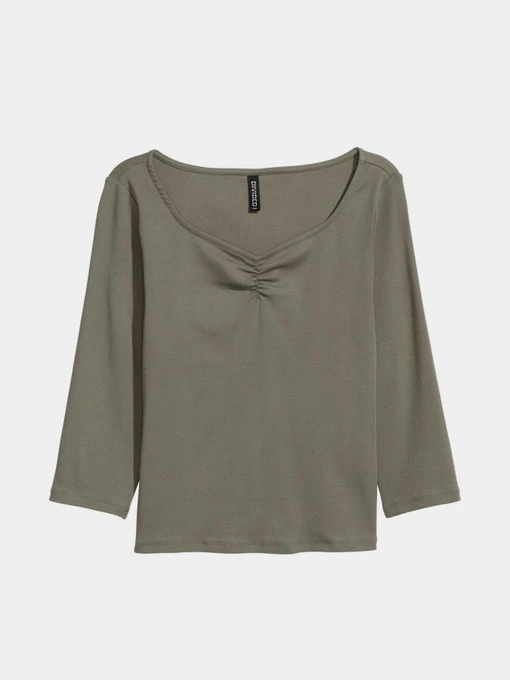 Худі та світшоти H&M модель 0476569_хакі Фото