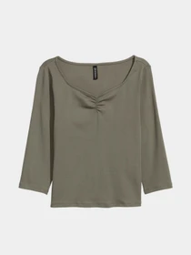 Худі та світшоти H&M модель 0476569_хакі Фото