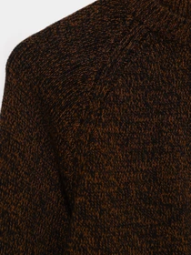 Свитры и кардиганы H&M модель 0765367_коричневий комб. Фото