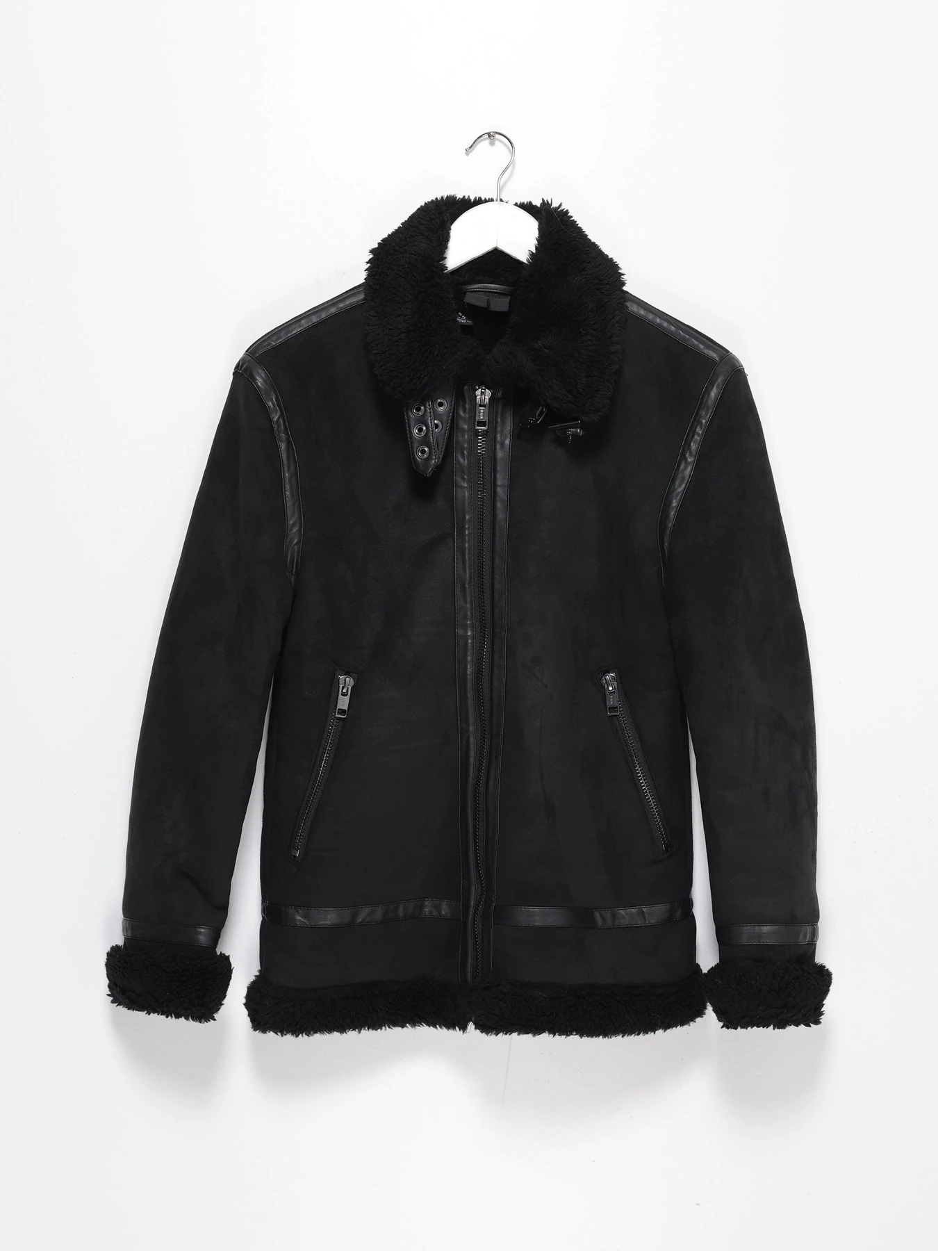 Куртки и дубленки H&M модель 0769125_чорний Куртки и дубленки H&M модель 0769125_чорний Фото
