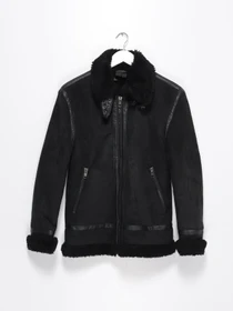 Куртки и дубленки H&M модель 0769125_чорний Фото