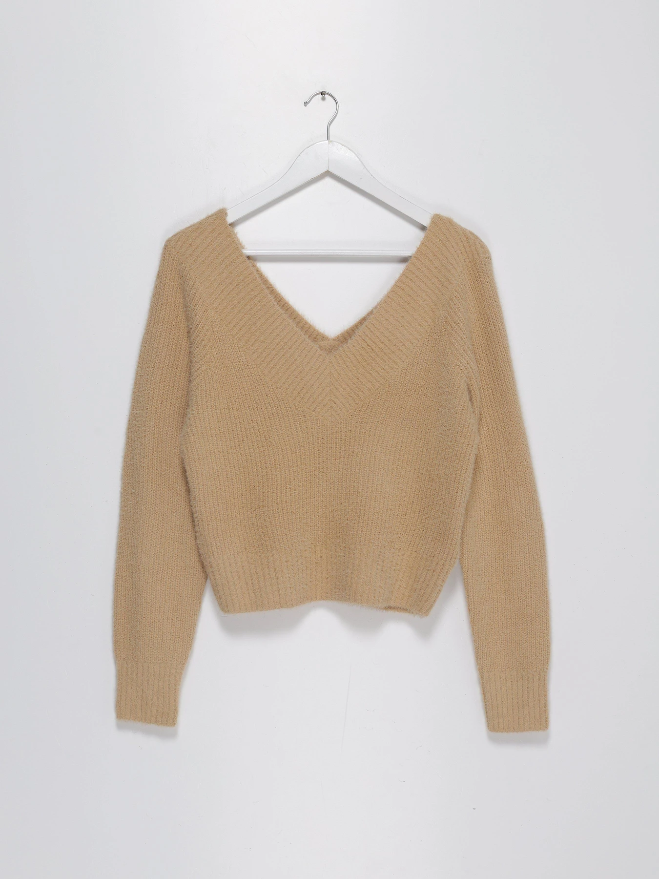 Свитры и кардиганы H&M модель 0770703_бежевий Свитры и кардиганы H&M модель 0770703_бежевий Фото