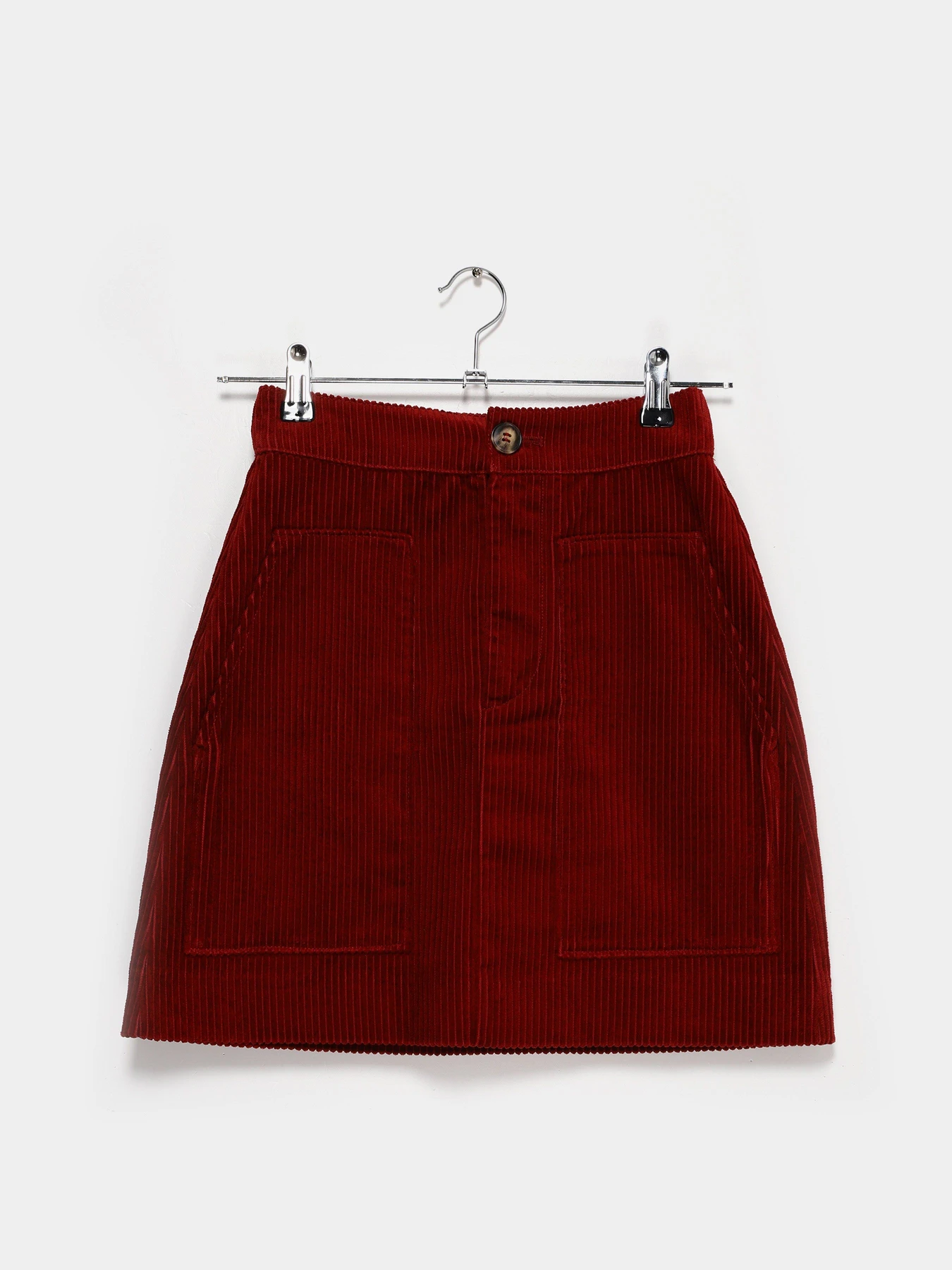 Юбки H&M модель 0771338_коричневий Фото