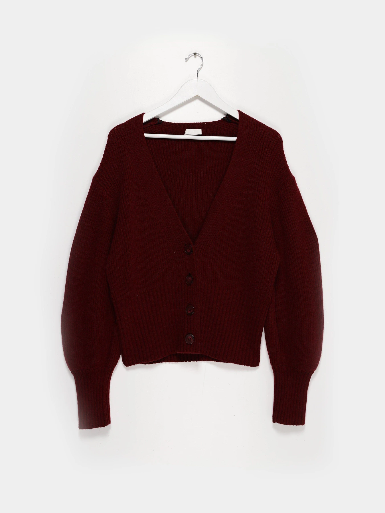 Свитры и кардиганы H&M модель 0776774_бордовий Свитры и кардиганы H&M модель 0776774_бордовий Фото