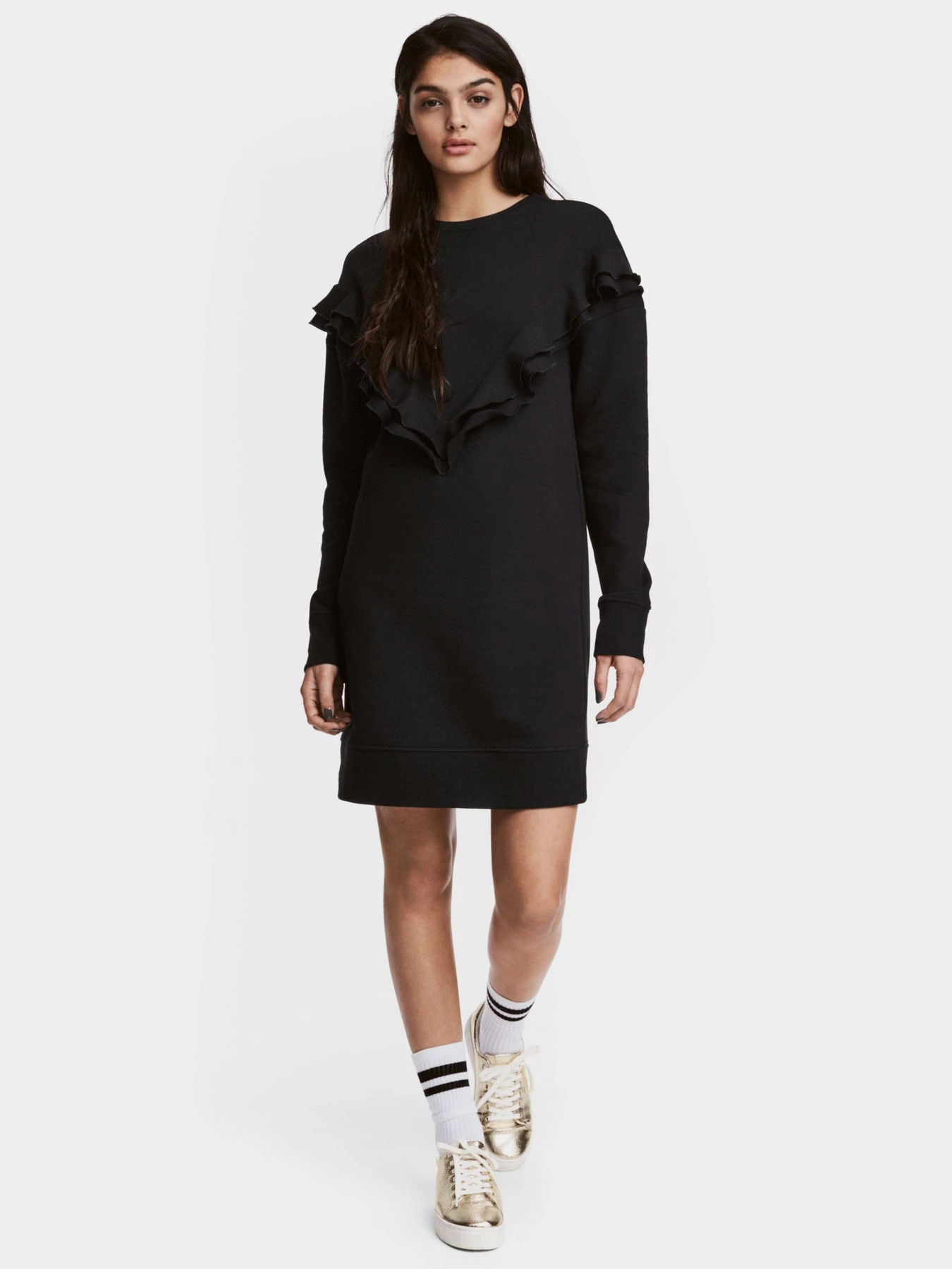Платья H&M модель 0502159_чорний Фото
