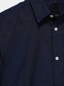 Сорочки H&M модель 0781758_т.синій з білим Фото