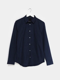 Сорочки H&M модель 0781758_т.синій з білим Фото