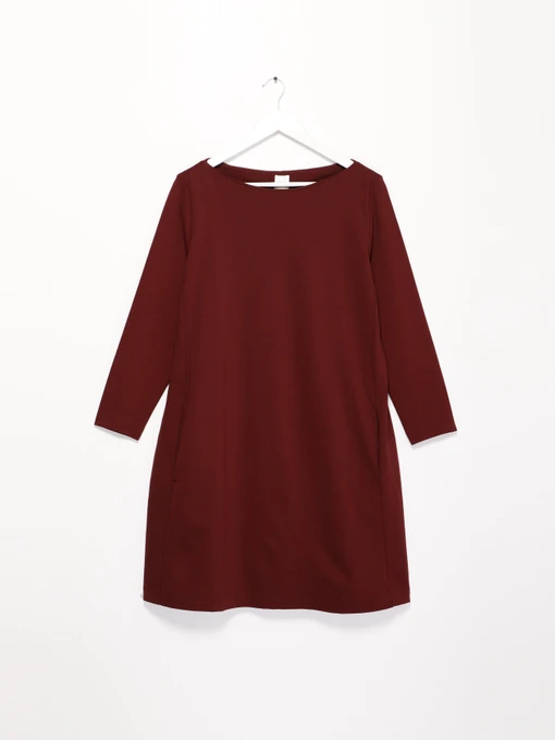 Платья H&M модель 0786336_т.бордовий Фото