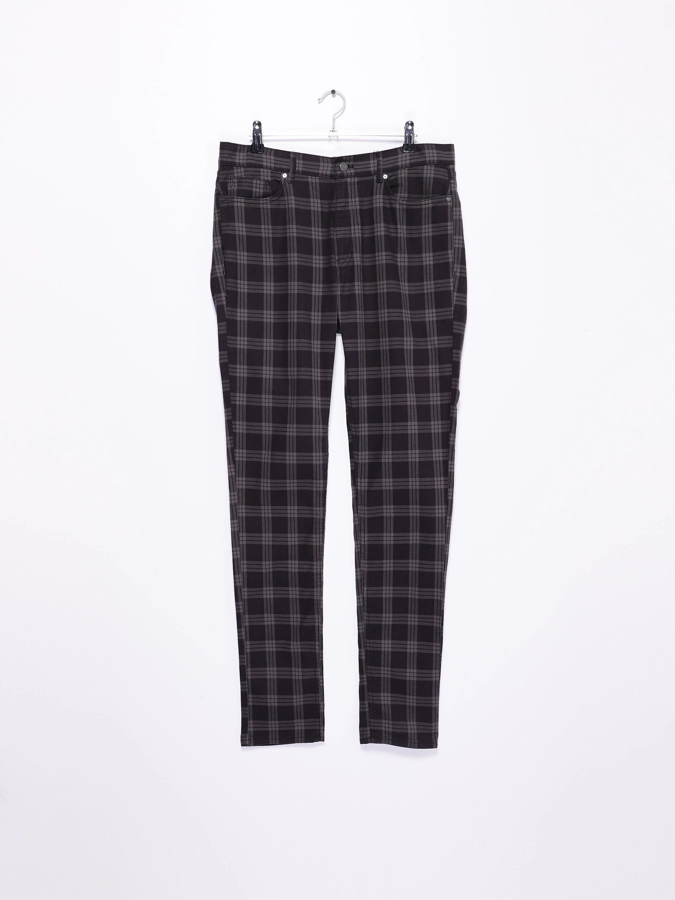 Брюки H&M модель 0798972_чорний комб. Фото
