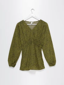 Сорочки H&M модель 0808819_зелений з чорним Фото