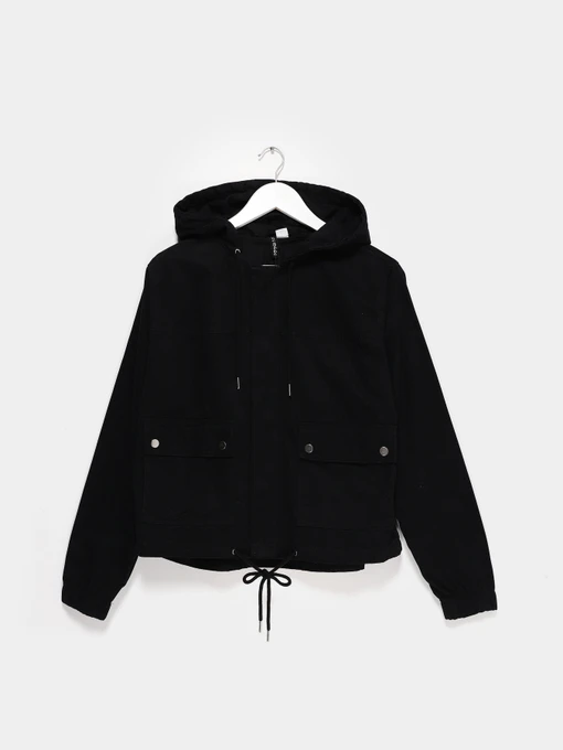 Куртки и дубленки H&M модель 0821911_чорний Фото