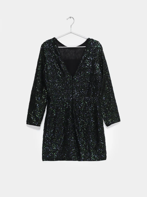 Платья H&M модель 0827349_чорний комб. Фото