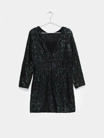 Платья H&M модель 0827349_чорний комб. Фото