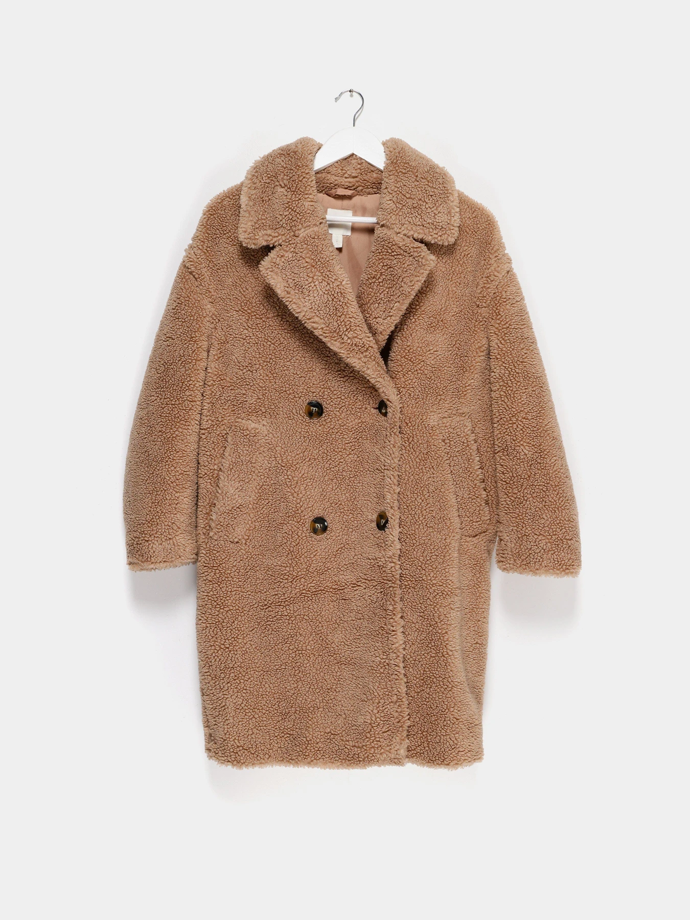 Куртки и дубленки H&M модель 0840059_бежевий Куртки и дубленки H&M модель 0840059_бежевий Фото