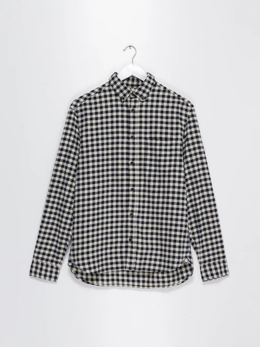 Рубашки H&M модель 0899817_молочний з т.синім Фото