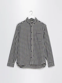 Рубашки H&M модель 0899817_молочний з т.синім Фото