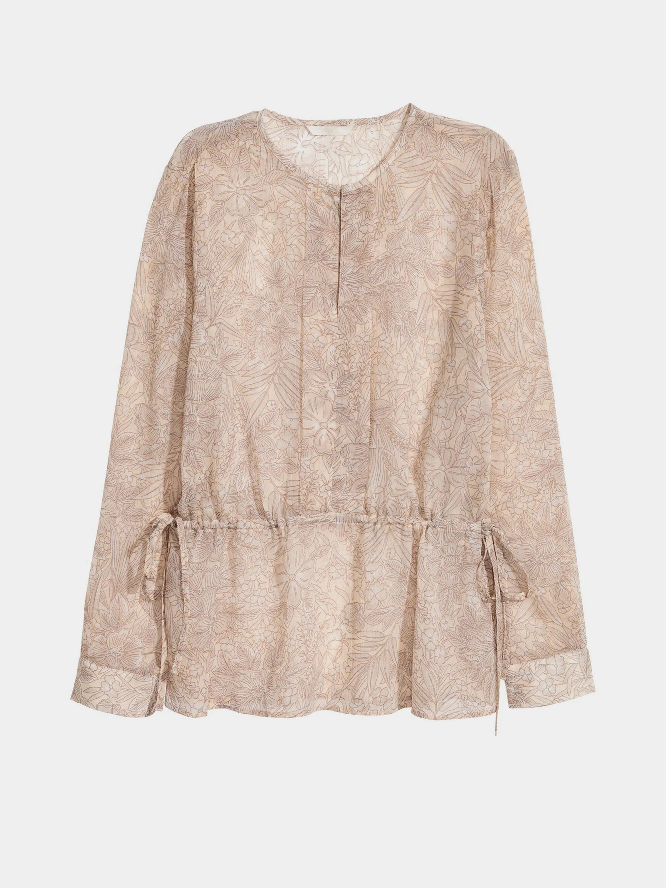 Сорочки H&M модель 0535455_бежевий комб. Сорочки H&M модель 0535455_бежевий комб. Фото