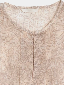 Сорочки H&M модель 0535455_бежевий комб. Фото