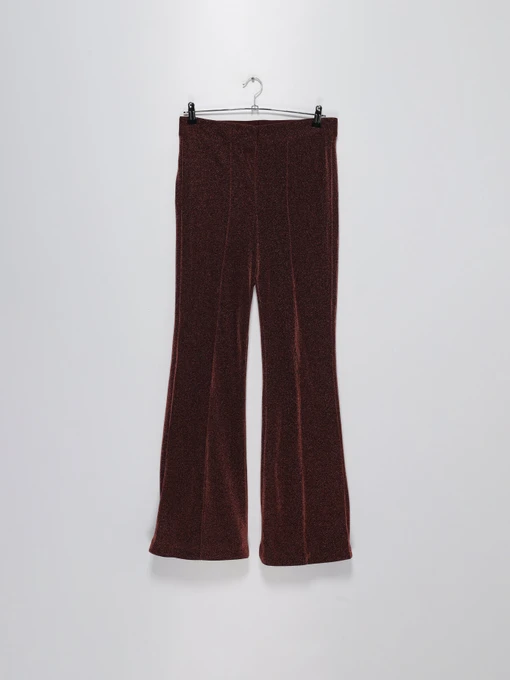 Брюки H&M модель 0909073_т.бордовий Фото