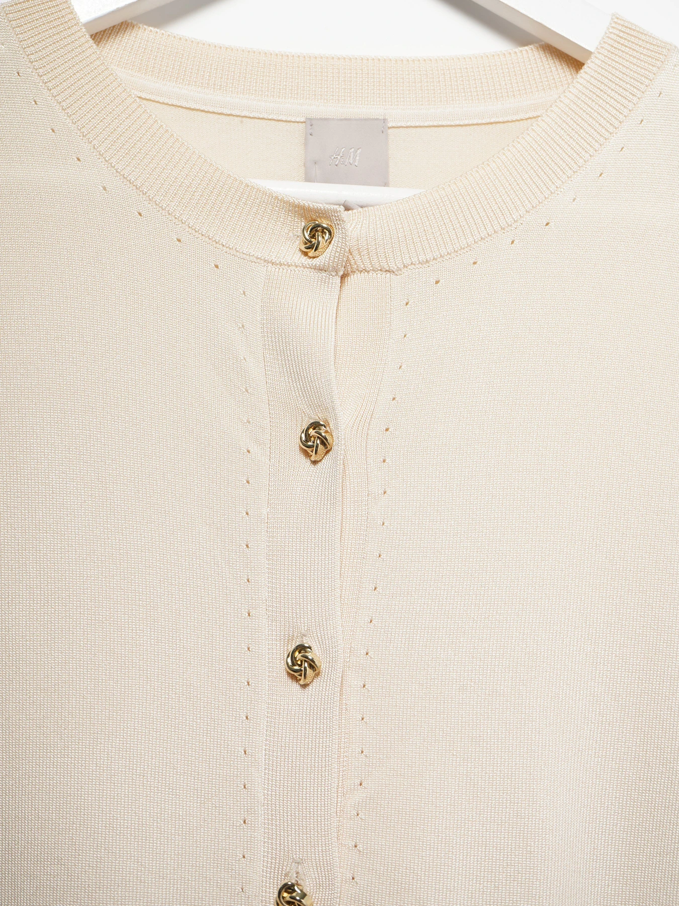 Свитры и кардиганы H&M модель 0920448_с.бежевий Фото