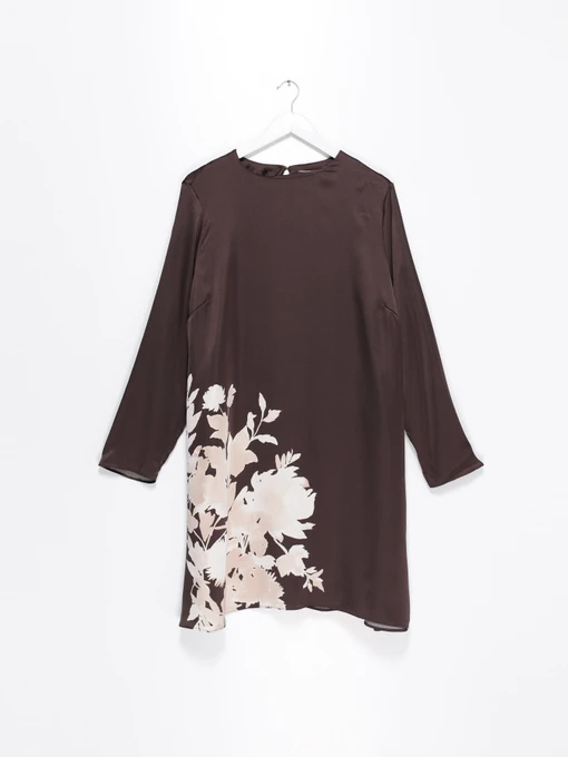 Платья H&M модель 0926736_т.коричневий комб. Фото