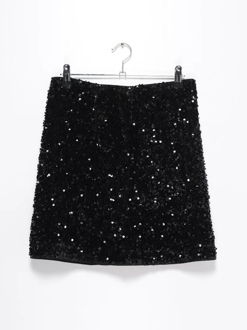 Юбки H&M модель 0927252_чорний Фото