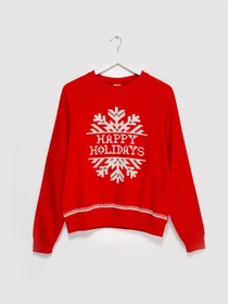 Худі та світшоти H&M модель 0927653_червоний комб. Фото