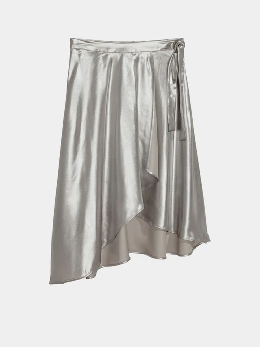 Юбки H&M модель 0558364_срібний Фото
