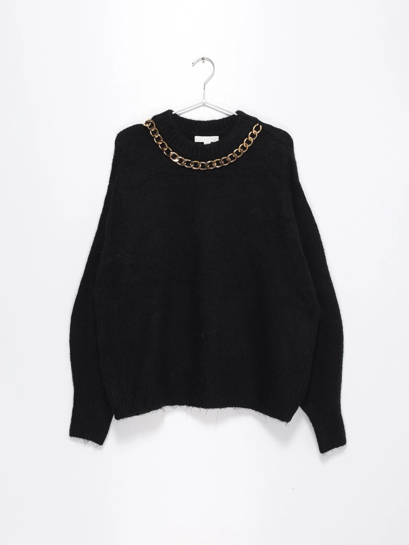 Свитры и кардиганы H&M модель 0947585_чорний Фото