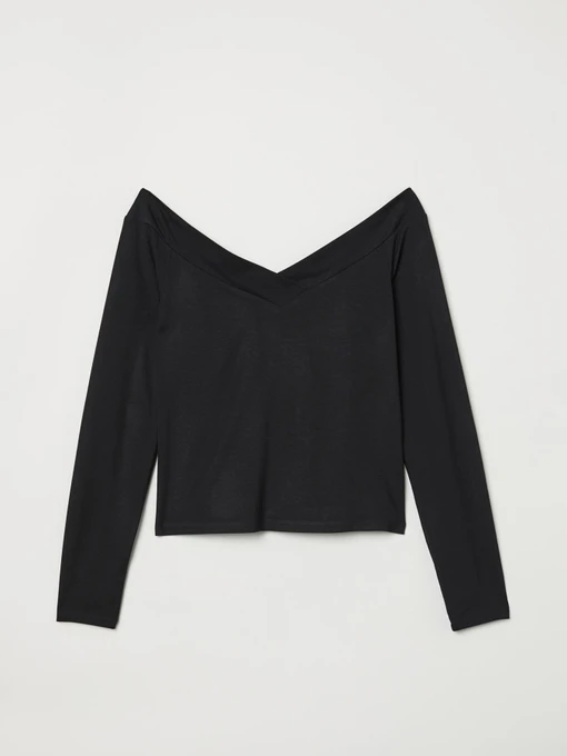 Худі та світшоти H&M модель 0558986_чорний Фото