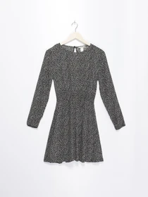 Платья H&M модель 0213321_чорний з білим Фото