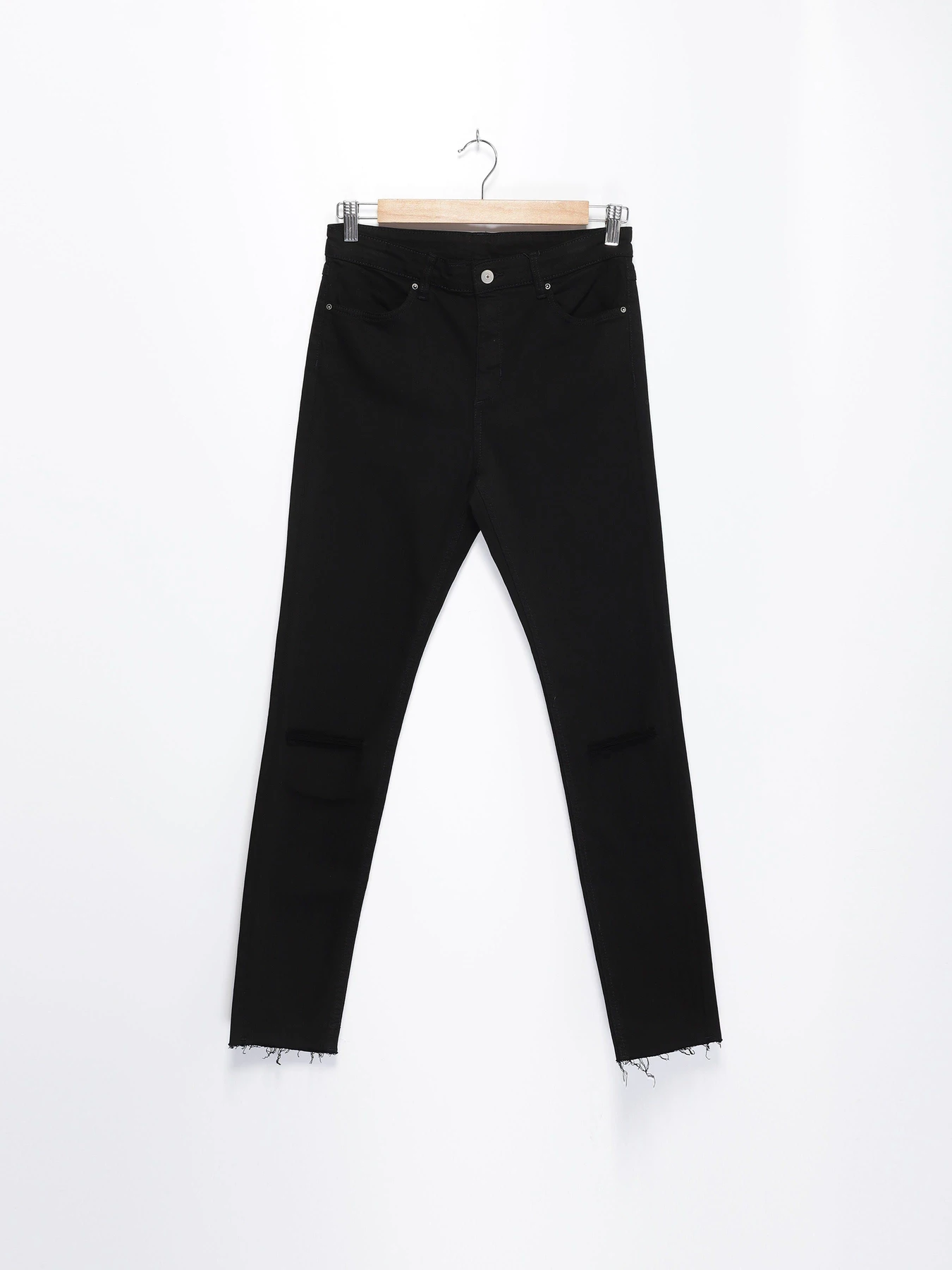 Брюки H&M модель 0252298_чорний Брюки H&M модель 0252298_чорний Фото