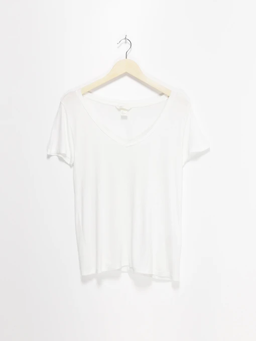 Футболки и поло H&M модель 0257667_білий Фото