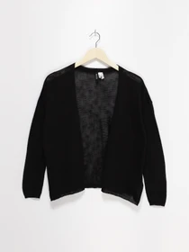 Свитры и кардиганы H&M модель 0290570_чорний Фото