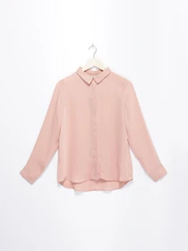 Рубашки H&M модель 0308752_бежевий Фото