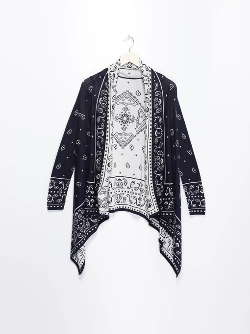 Свитры и кардиганы H&M модель 0310167_т.синій комб. Фото