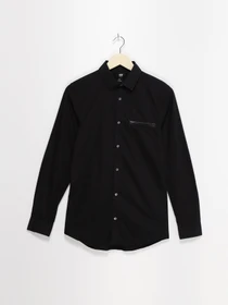 Рубашки H&M модель 0311902_чорний Фото