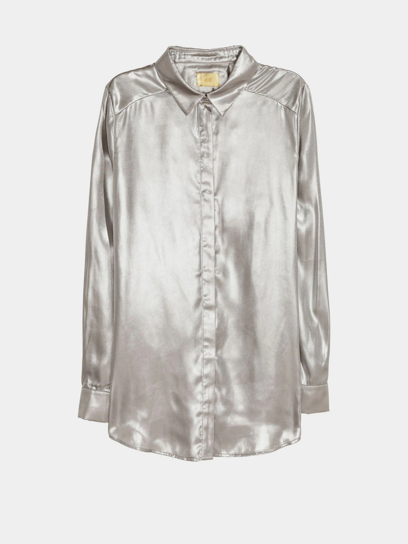 Сорочки H&M модель 0565731_срібний Фото