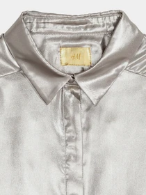 Сорочки H&M модель 0565731_срібний Фото