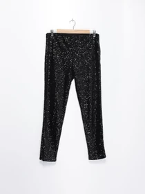 Брюки H&M модель 0335228_чорний Фото